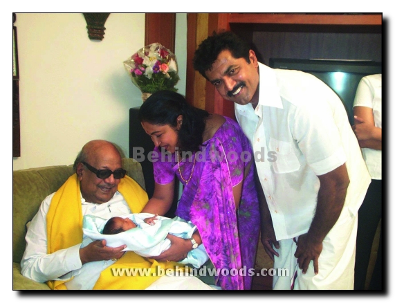 Sarath Kumar couple with DMK President